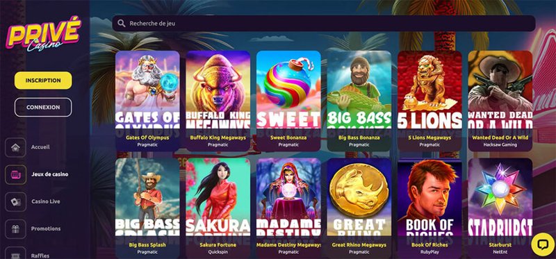 Prive casino online à France Prive casino online à France